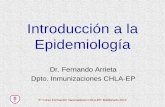 Introducción a la Epidemiologíarecursos.salonesvirtuales.com/wp-content/uploads/bloques/2012/08/5... · 5° Curso Formación Vacunadores CHLA-EP. Maldonado 2012 Determinantes de