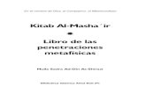 Kitab Al-Masha´ir Libro de las penetraciones metafí · PDF file- 3 - Kitab Al-Masha´ir: Libro de las penetraciones metafísicas Introducción a “Kitab Al-Masha´ir” Sin duda