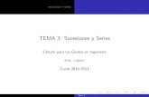 TEMA 3: Sucesiones y Series - isidoroponte.com y series sucesiones numÉricas series numÉricas series numÉricas de tÉrminos positivos series alternadas series de tÉrminos arbitrarios