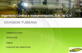 DIVISION TUBERIA - icisamex.com de Procedimiento “PQR”, en material A-335 Gr. P91 a P91, realizado en nuestros Talleres de Veracruz y enviado a Laboratorio, ...