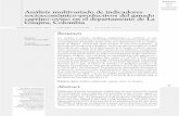 Análisis multivariado de indicadores socioeconómico ... · PDF filecaprino-ovino en el departamento de La Guajira, ... de La Habana, Cuba. lucia@isch.edu.cu Resumen Los modelos y
