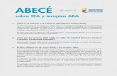 ABECÉ ¿Qué pasa con las terapias ABA en Colombia? ABA? · PDF file¿Qué es el autismo o el Trastorno del espectro autista (TEA)? La Real Academia de la Lengua lo deﬁne como el