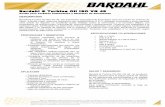 FT-Bardahl Turbine Oil ISO VG 46 - Bardahl - Los Mejores ... Turbine Oil IS… · DIVISION GOBIERNO !!!!! Nota. Las propiedades típicas del producto son actuales a la fecha de publicación