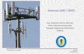 Sistemas GSM / GPRS - ELECTRONICA UNPRG · PDF file• SGSN (Serving GPRS Support Node): Gestión de Sesión, Movilidad, Seguridad (cifrado interfaz aire), Tarificación GPRS, Compresión