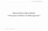 “Parque Eólico El Mezquite” - SINATsinat.semarnat.gob.mx/dgiraDocs/documentos/nl/resumenes/2012/19N… · “Parque Eólico El Mezquite” Parque Eólico El Mezquite, S. A. P.