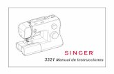 3321 Manual de Instrucciones - Matri Naaimachines ... Como propietario/ a de una nueva máquina de coser Singer, usted acaba de iniciar una gran oportunidad para plasmar su creatividad.