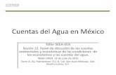 Cuentas del Agua en México · PDF fileOferta de agua a otras unidades económicas De la cual: 0 1 810 0 ... acceso a los servicios de agua potable, alcantarillado y saneamiento