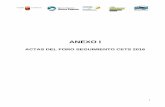 Anexo I Actas Foro CETS -  · PDF file• D. Andrés Muñoz Corbalán. ... • D. Antonio López ... • Mª Carmen Lara Hernández ( Panadería Pan de El Berro)