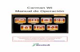 Carman Wi Manual de Operacion  · PDF file14 12000-13322 KIA 20 PIN ... -Ethernet: IEEE 802.11b 11M bps ... Muestra los valores de información del sensor, los patrones de