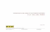 PROPOSTA DE LÍNIA D’AUTOBÚS EXPRÉS A LA VALL · PDF filerecentment presentat PDM de la Regió Metropolitana de Barcelona, així com aspectes recollits en les enquestes de qualitat