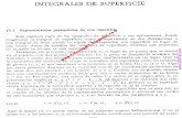 INTEGRALES DE SUPERFICIE - · PDF fileAntes de estudiar las integrales de superficie, tenemos que ponernos ... Volumen 1 vimos dos métodos para expresar analíticamente un tal lugar.
