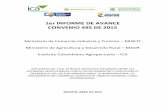 1er INFORME DE AVANCE CONVENIO 495 DE  · PDF fileMinisterio de Comercio Industria y Turismo ... en Colombia. (PRIORIZADA Y EXPEDIDA MEDIANTE ... destino al uso medicinal