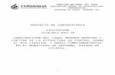 ESPECIFICACIONES TECNICAS MP1 - Comisión · Web viewLICITACION 16101042-044-10 CONSTRUCCION DEL CANAL MARGEN DERECHA Y CORTINA DE LA ESTRUCTURA DE CONTROL SOBRE EL RIO CARRIZAL Y