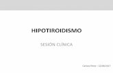 HIPOTIROIDISMO - Primera fase de hipertiroidismo transitorio • Segunda fase de hipotiroidismo: si sintomático tratar. • Tercera fase de recuperación: TSH normal 6 semanas después.