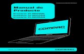 Manual de Producto -  · PDF file4   Compaq recomienda Windows Bienvenido Felicitaciones por la compra de una computadora portátil Compaq, un producto de excelente calidad y