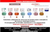Flyer Gases Refrigerantes Dupont 2015 - · PDF fileEl refrigerante Suva® 410A es un refrigerante de mayor presión que ... R404A Sustituto del R502 DAC 10,90 Kg. ... Menor temperatura