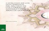 Catálogo de los doCumentos del arChivo de los Condes de ... · PDF fileposesiones, además de en soria, que da origen al condado de gómara, en andalucía, ... 5985-5987, 5991-5993,