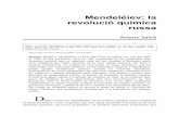 Mendeléiev: la revolució química russa - shnb. iev.pdf · PDF fileelements químics que es repetien cada un cert nombre ... en valències i masses atòmiques dels ... la taula