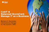 CobIT & Balanced ScoreCard. Manage IT as a Business cobit_balancedscorecard.pdf · ambos marcos (ITIL+Cobit): ¿Bastará con encajar los procesos ... Mapping ITIL y Cobit. 40 Mapping