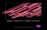 Ejes macizos y ejes huecos: TPI 79 - apiro. · PDF filepara el montaje de agujeros roscados axiales y radiales (véase Agujeros roscados y tablas de medidas) ... – Rosca axial M8