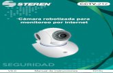 Cámara robotizada para monitoreo por internet - · PDF file2 Cámara robotizada para monitoreo por internet CCTV-212 Gracias por la compra de este producto Steren. Este manual contiene