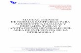 Normas Sanitarias 2007 - · PDF fileOficina Principal: Alcabala a Urapal – Edf. Juan Carlos, Piso 1, Ofc. 07 – La Candelaria Oficina Operadora: Av. Araure con Calle La Loma de