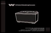 MANUAL DE INSTRUCCIONES WWLT1461EUHWT / · PDF fileGracias por elegir White-Westinghouse como marca para su lavadora de ropas. Las lavadoras de ropas White-Westinghouse han sido concebidas