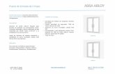 Puerta de Entrada de 2 hojas - ASSA ABLOY ESPAÑA · PDF file12 TESA catálogo general | Cerraduras para perfiles metálicos 2230PE Cilindro Entrada Referencia CIL CER ESC TE-5 25