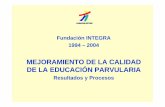 MEJORAMIENTO DE LA CALIDAD DE LA EDUCACIÓN PARVULARIA …ww2.educarchile.cl/UserFiles/P0001/File/Evaluaciones Integra.pdf · EVALUACIÓN DE IMPACTO DE LAEVALUACIÓN DE IMPACTO DE