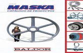 OFICINAS DE VENTAS - msgroupchile.cl v/DODGE-MASKA Pull… · Baldor-Maska está especializado en poleas grandes, bujes y ruedas de cadena HTD para una variedad de industrias de trabajos