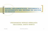DISEÑO, IMPLEMENTACIÓN, SEGUIMIENTO Y · PDF fileFamilia ISO 31000 Gestión del Riesgo Introducción Conceptos ... 15/11/2012 JOSE DAVID CUARTAS A. 32 GESTIÓN INTEGRAL DEL RIESGO