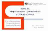 Tema 1E Amplificadores Operacionales …electronica.ugr.es/~amroldan/asignaturas/curso08-09/ftc/temas/Tema...Amplificadores Operacionales COMPARADORES Prof. A. Roldán Aranda 1ºIng.