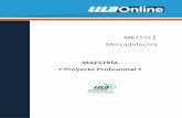 MKT571 Mercadotecnia - practicasprofesionales.ula.edu.mxpracticasprofesionales.ula.edu.mx/documentos/MAESTRIAS/Ajuste... · El Reporte final del Proyecto Profesional. Consiste en