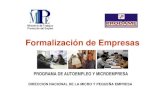 Formalización de Empresass6e2a0a62ae54e20f.jimcontent.com/download/version/1440694091/... · Elaboración y suscripción de la Minuta de Constitución de empresas EIRL SRL SA SAC