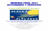 Plan de Acción: “VOLVIENDO A VIVIR” - adaceaalicante.org · Scouts de Alicante – MSC (Grupo Aitana y Pelicanos). ... Tempe – Grupo Inditex. Tuna Femenina de Derecho de Alicante.
