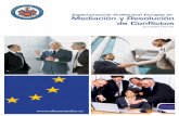 Especialización Profesional Europea en Mediación y ... · creatividad, la innovación y ... Como institución líder en la creación de cono- ... • Usar y controlar el espacio
