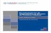 Fortalecimiento de Capacidades en Gestión de Políticas ...pdf.usaid.gov/pdf_docs/PNADW041.pdf · Fortalecimiento de Capacidades en Gestión de Políticas Públicas Junín, Huánuco