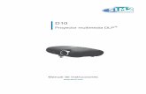 Proyector multimedia DLP - SIM2 Extranetsim2-extranet.com/files/downloads/D10_UserM_Spanish.pdf · Funciones del Control Remoto ... (Para este Manual de Instrucciones) ... Un tour