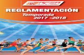 REGLAMENTACIÓN€¦ ·  · 2018-03-19ÍNDICE REGLAMENTACIÓN RFEA 2017-2018 Campeonato de España Máster Clubes Pista Cubierta ..... 201 Campeonato de España Máster de Trail