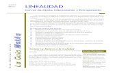 Año 08 # 01 LINEALIDAD - metas.com.mx · Medición y Software, Reparación y Mantenimiento Gestión Metrológica: Subcontratación de Servicios, Outsourcing, Selección
