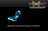 Situación Actual del Suicidio en México · acabar con sus vidas a través del suicidio según la Organización Panamericana de la Salud ... por bullying entre adolescentes . Estadísticas