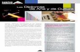 Los Diplomas de Arte y de Culturaressources.campusfrance.org/.../diplomes/es/diplomes_art_es.pdf · ... diseño, artes visuales y gráficas, ... artes de la madera, ... Un 1 er año