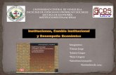 Instituciones, Cambio institucional y Desempeño Económico · UNIVERSIDAD CENTRAL DE VENEZUELA FACULTAD DE CIENCIAS ECONÓMICAS Y SOCIALES ESCUELA DE ECONOMÍA INSTITUCIONES FINANCIERAS