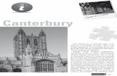 l Canterbury - europamundo.com · Fundada en 605 fuera de los muros de Canter-bury, en el sitio de la anterior Iglesia de San Pan-cracio dada por el rey Ethelberto para san Agustín