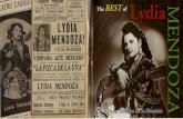 COMPANIA ARTE MEXICANO LAPIZCADELA LYDIACOMPANIA ARTE MEXICANO" "LAPIZCADELA l!ct·ando a la escena '" chlf;peanle obra de asunto merlcano: UVA" ... (Bolero) 1982- Lydia and her 12