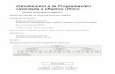 Introducción Programación Orientada a Objetosyaqui.mxl.uabc.mx/~curlango/pooi/poo1.pdf ·  · 2014-09-03Organizar los programas de modo que reflejen la forma de organización de