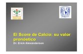 El Score de Calcio: su valor pron óstico - nucleus.iaea.orgnucleus.iaea.org/HHW/NuclearMedicine/CardiovascularandPulmonary/IA... · Conclusiones •Score de Calcio valioso para mejorar