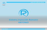 Sistema Inyección Romano ANTONIO - romanoautogas.eu ECU-esp.pdf · Características del sistema ANTONIO Sistemas GLP y GNV para ... automática de la conexión de los inyectores