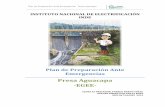 Presa Aguacapa -EGEE- - CNEE | Comisión Nacional de ... Aguacapa.pdf · preparación ante emergencias – PPE, en el cual se han evaluado e identificado las emergencias con potencial
