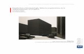 Arquitectura*y…revistadefilosofia.org/47-47.pdf · Internacional de Arquitectura y Fenomenología, ... contexto teórico del neokantismo de finales del siglo XIX, Paul Natorp se